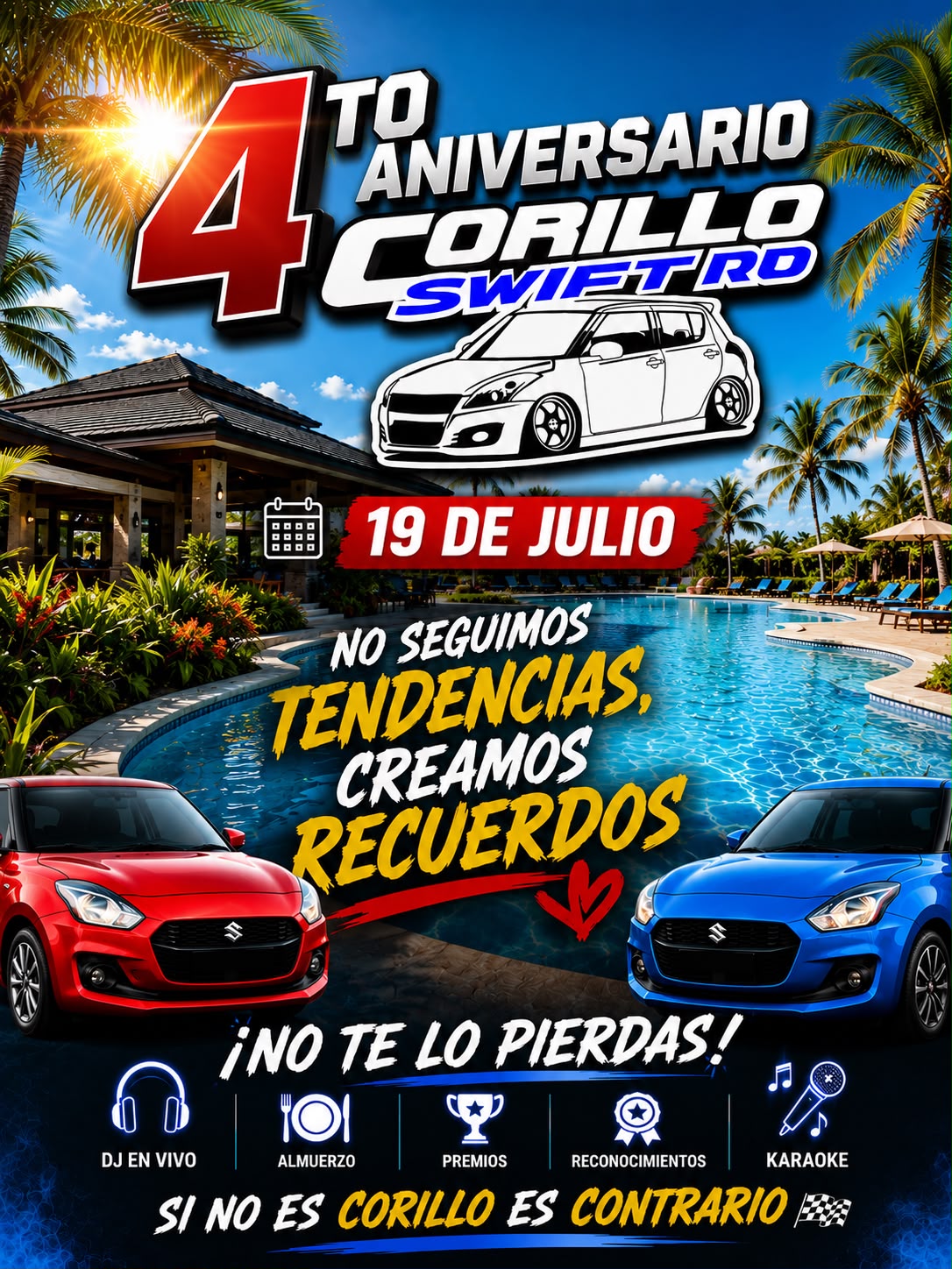 CUARTO ANIVERSARIO CORILLOSWIFTRD